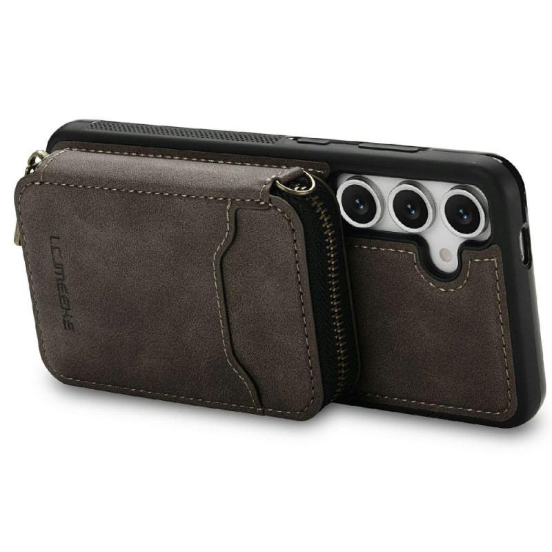 Coque Samsung Galaxy S26 Portefeuille Magnétique Détachable LC.IMEEKE