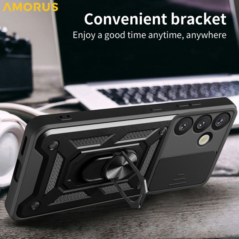 Coque Samsung Galaxy S26 Protection Caméra Coulissante et Support Intégré