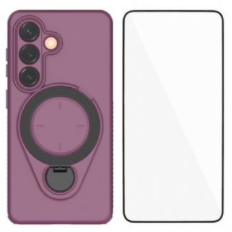 Coque Samsung Galaxy S26 Robuste avec Protecteur Écran en Verre Trempé