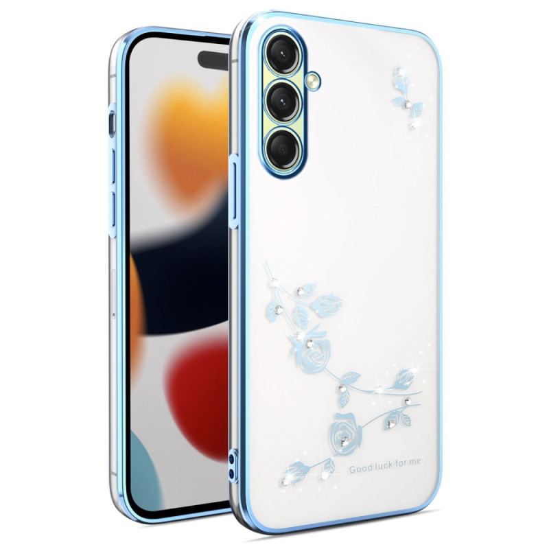 Coque Samsung Galaxy S26 Strass et Fleurs KADEM