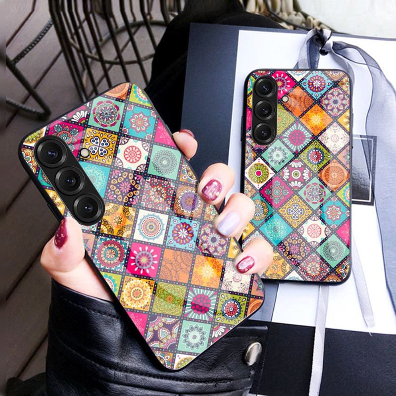 Coque Samsung Galaxy S26 Support et Lanière Patchwork