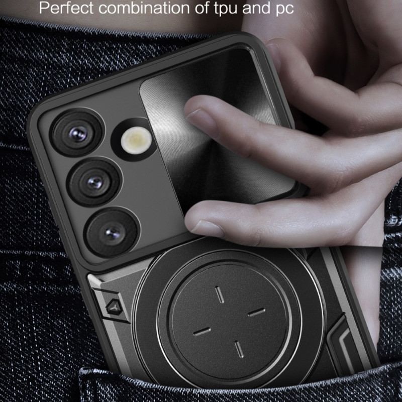 Coque Samsung Galaxy S26 Support et Protection Caméra Coulissante