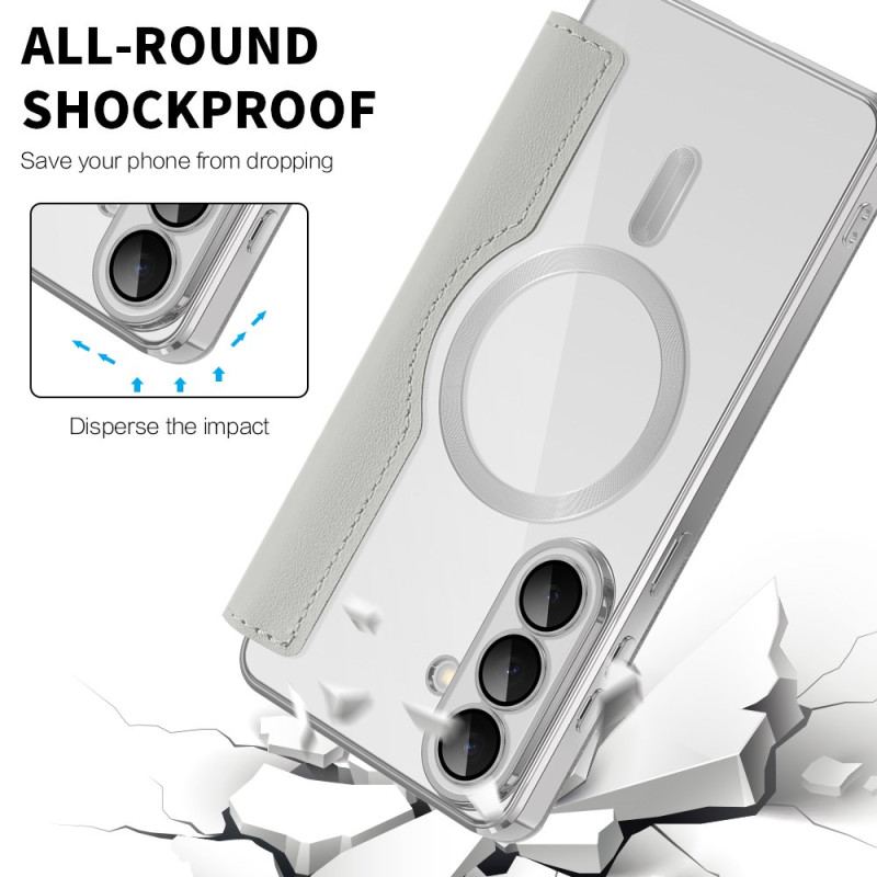 Flip Cover Samsung Galaxy S26 Magnétique avec Porte-Cartes et Protection RFID