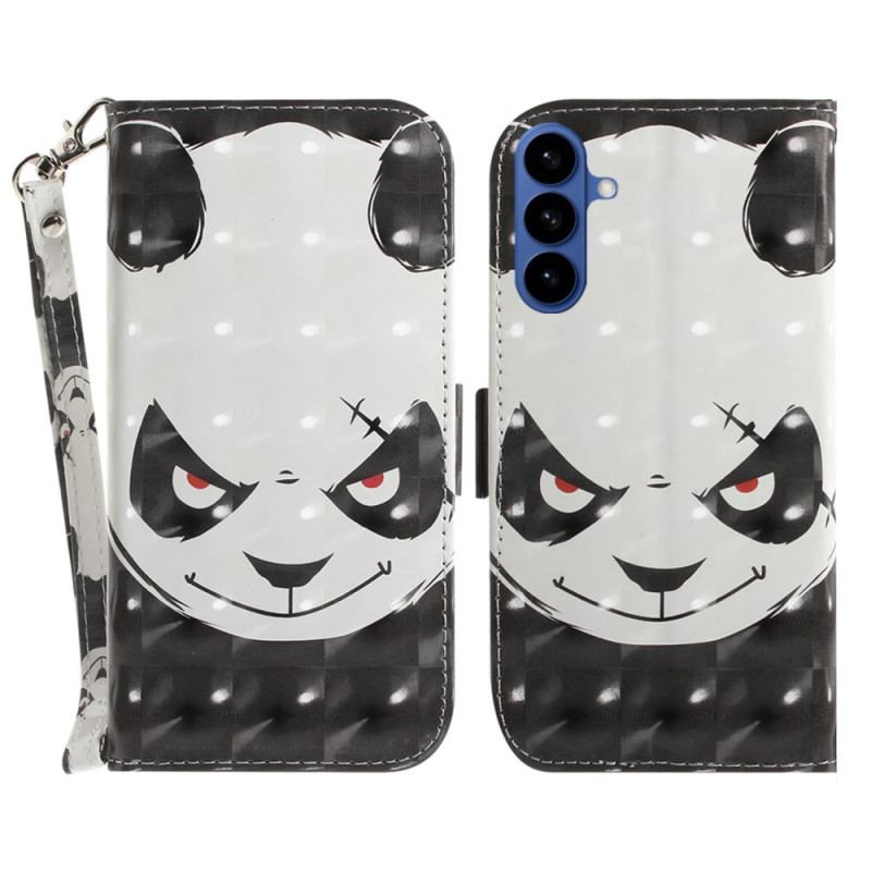 Housse Samsung Galaxy S26 Angry Panda à Lanière