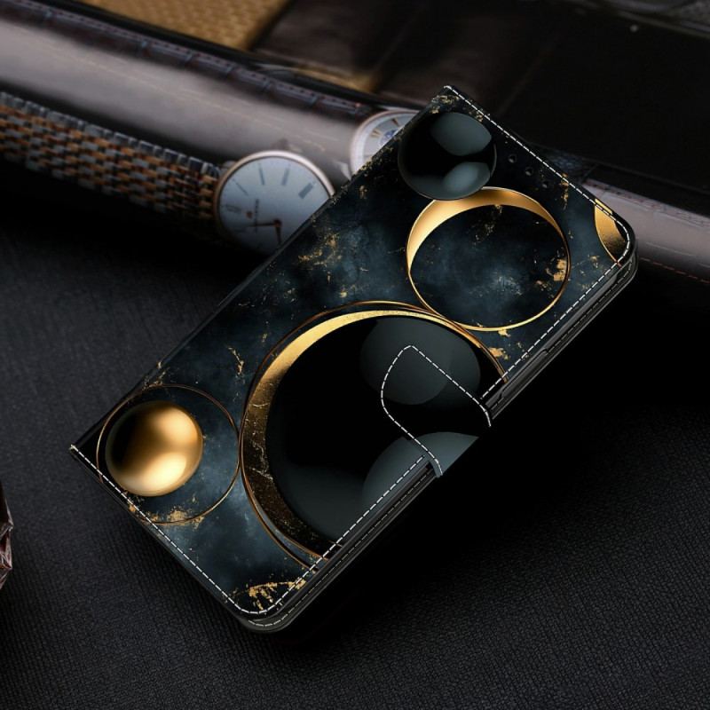 Housse Samsung Galaxy S26 Anneaux Dorés