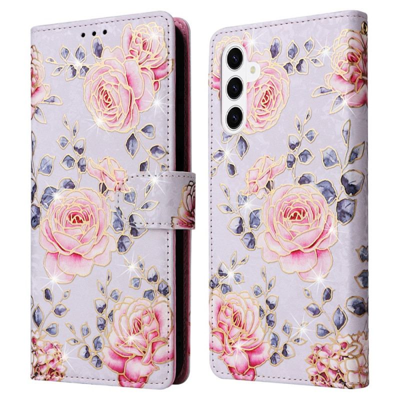 Housse Samsung Galaxy S26 Blocage RFID Motif Floral