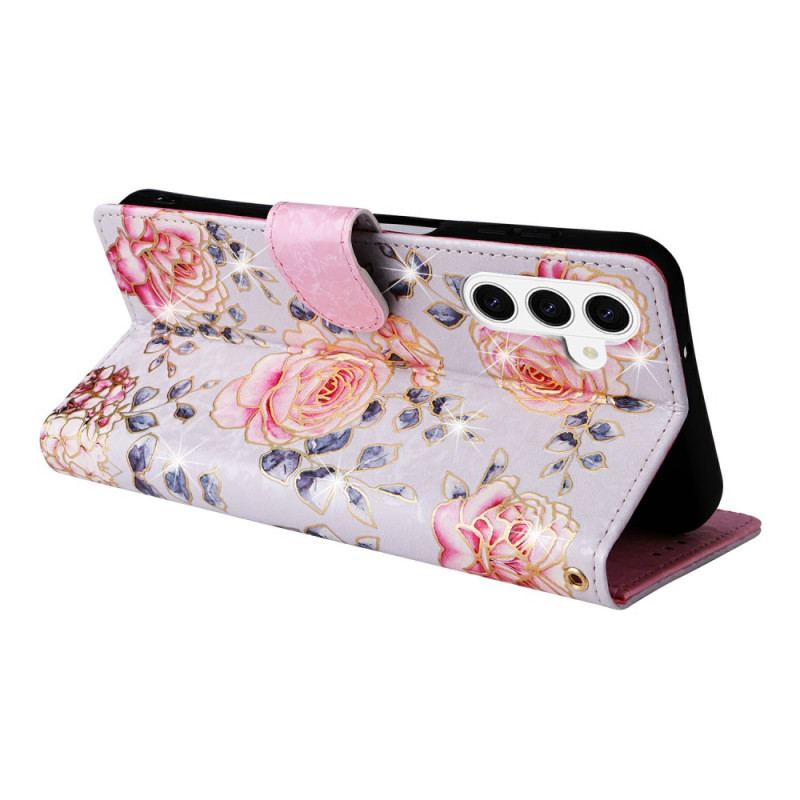 Housse Samsung Galaxy S26 Blocage RFID Motif Floral