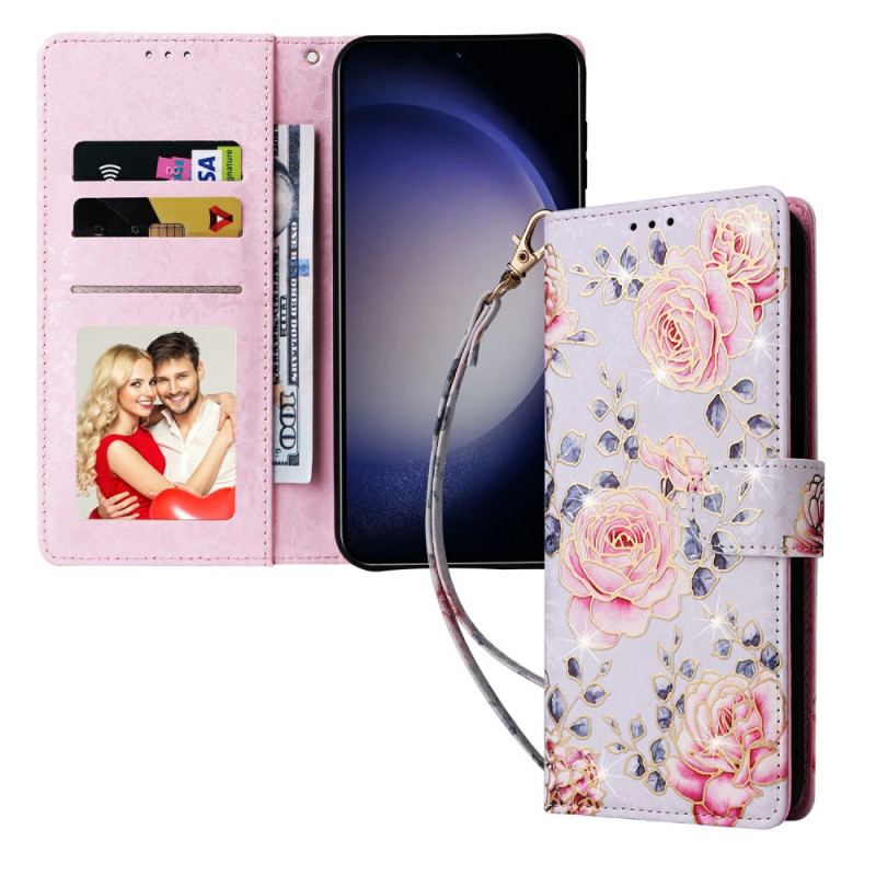 Housse Samsung Galaxy S26 Blocage RFID Motif Floral
