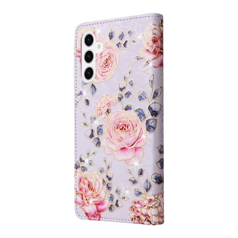 Housse Samsung Galaxy S26 Blocage RFID Motif Floral