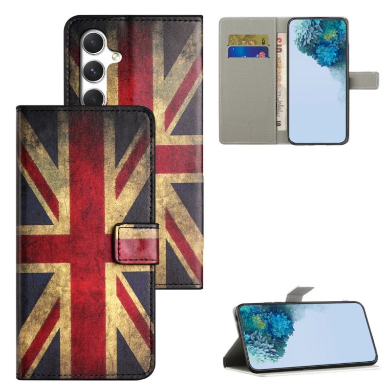 Housse Samsung Galaxy S26 Drapeau Anglais Vintage