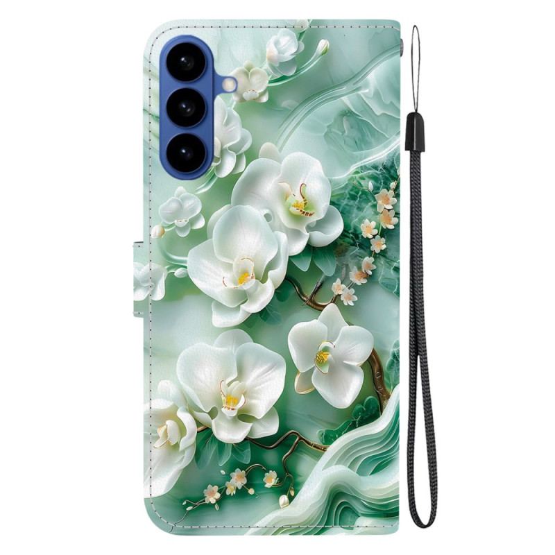 Housse Samsung Galaxy S26 Fleurs de Jade
