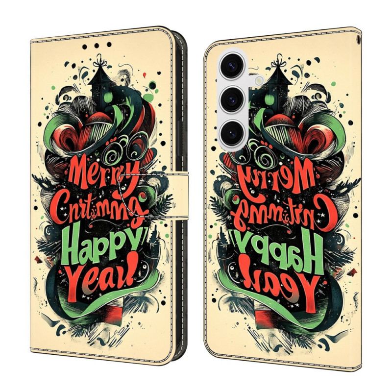 Housse Samsung Galaxy S26 Graffiti de Noël