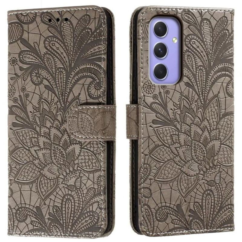 Housse Samsung Galaxy S26 Motif Floral en Dentelle