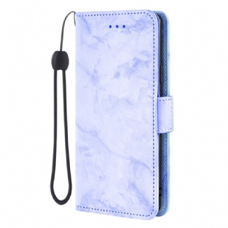 Housse Samsung Galaxy S26 Motif Marbre et Double Fermoir