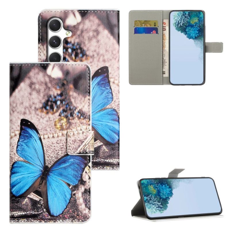 Housse Samsung Galaxy S26 Papillon Bleu