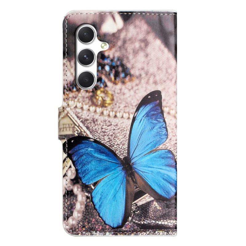 Housse Samsung Galaxy S26 Papillon Bleu