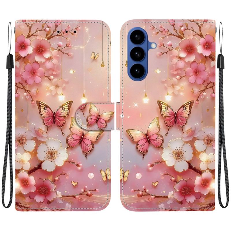 Housse Samsung Galaxy S26 Papillons Lanternes