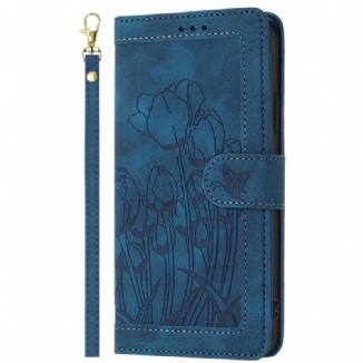 Housse Samsung Galaxy S26 Portefeuille 5 Porte-Cartes Floral