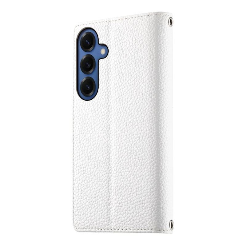 Housse Samsung Galaxy S26 Portefeuille Bicolore avec Sangles