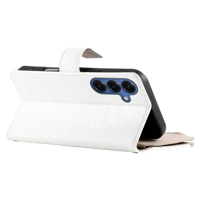 Housse Samsung Galaxy S26 Portefeuille Bicolore avec Sangles