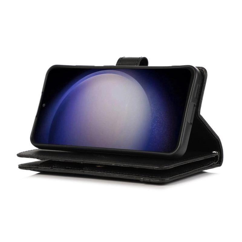 Housse Samsung Galaxy S26 Portefeuille Magnétique et Lanière