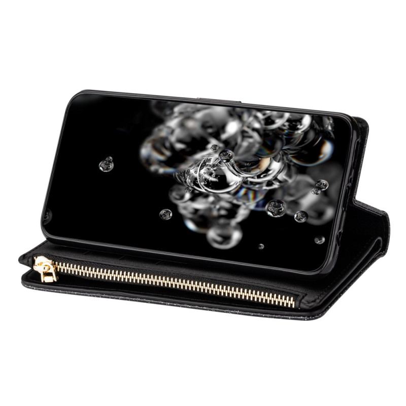 Housse Samsung Galaxy S26 Portefeuille Pailleté