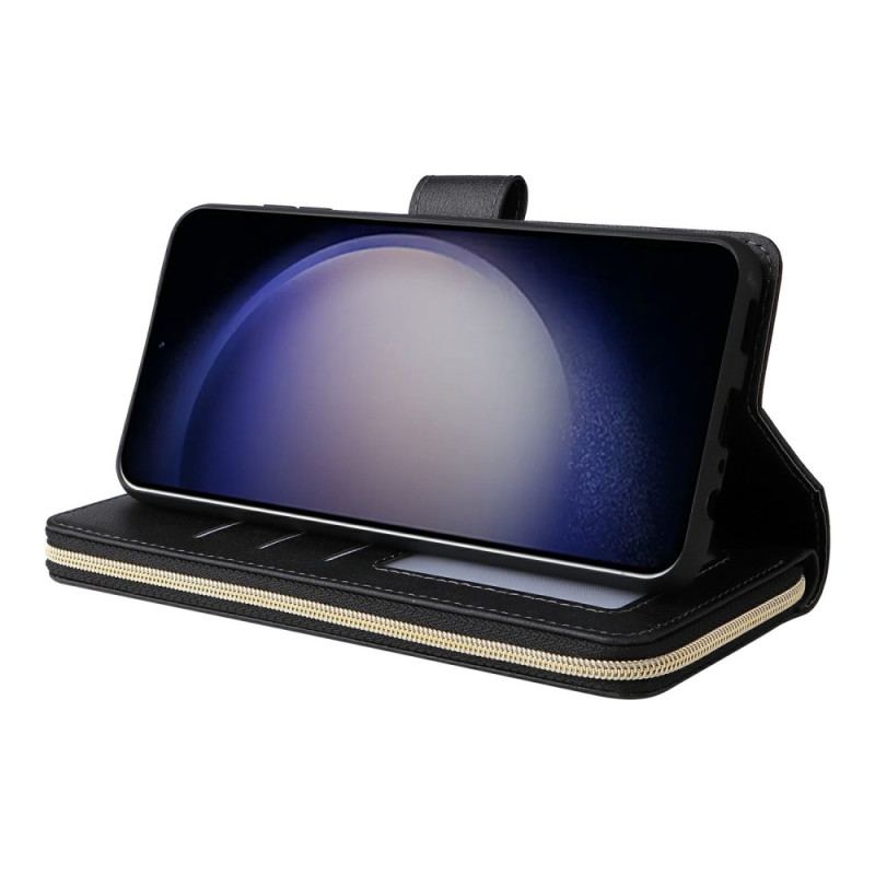 Housse Samsung Galaxy S26 Portefeuille Poche Zippée