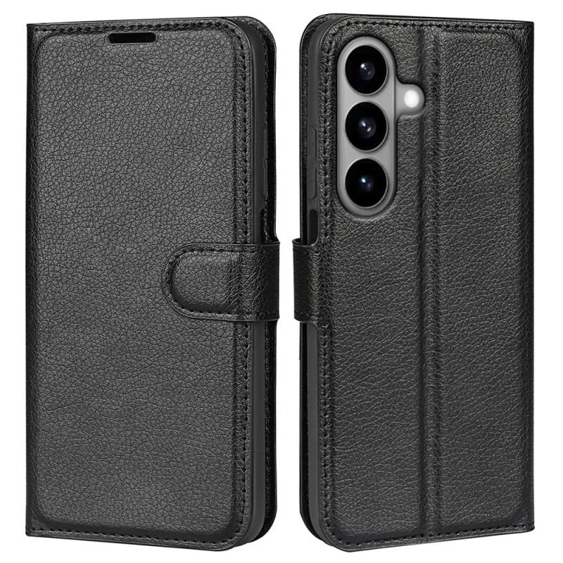 Housse Samsung Galaxy S26 Simili Cuir Litchi