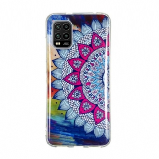 Coque Xiaomi Mi 10 Lite Mandala Coloré Fluorescente