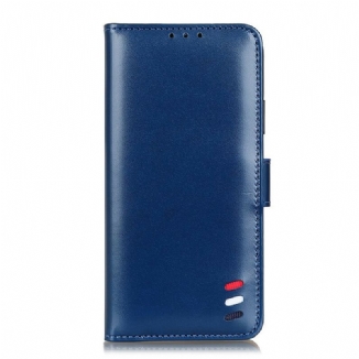 Housse Xiaomi Mi 10 Lite Effet Cuir Tricolore