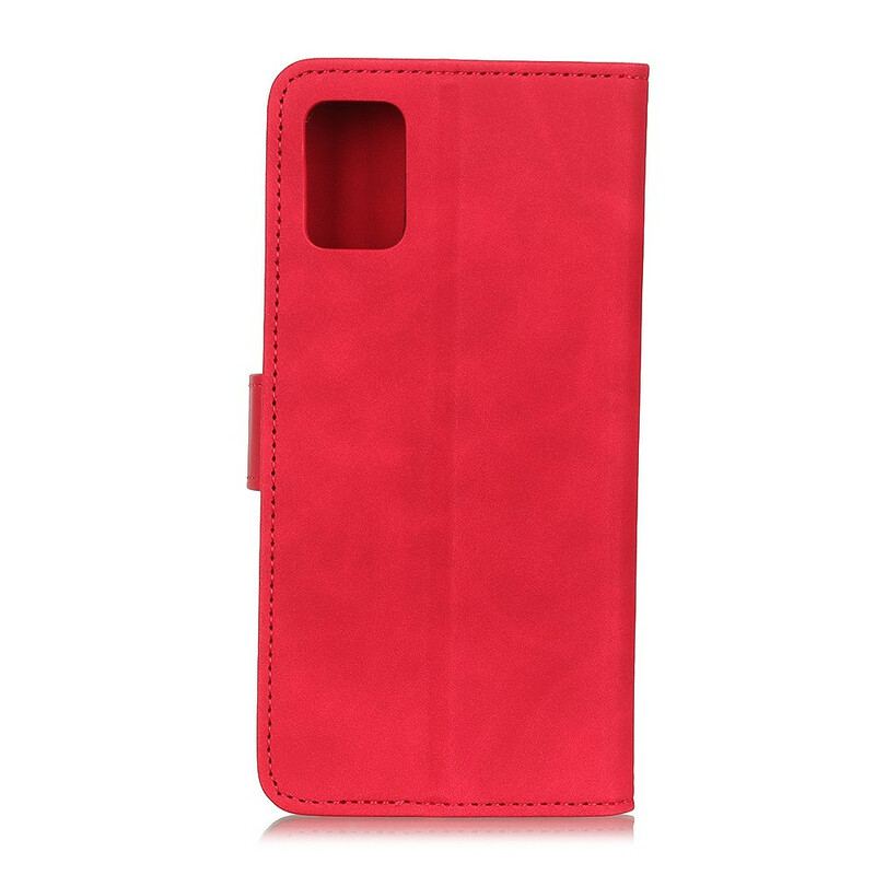Housse Xiaomi Mi 10 Lite Matte Effet Cuir Vintage KHAZNEH