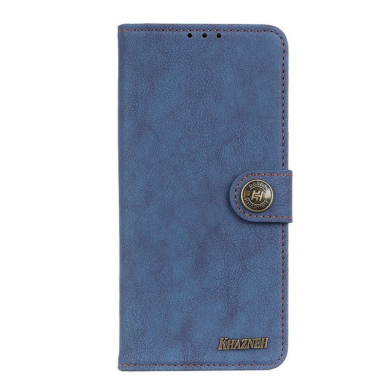 Housse Xiaomi Mi 10 Lite Simili Cuir Fendu Rétro KHAZNEH