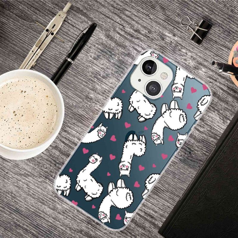 Coque iPhone 14 Plus Top Lamas