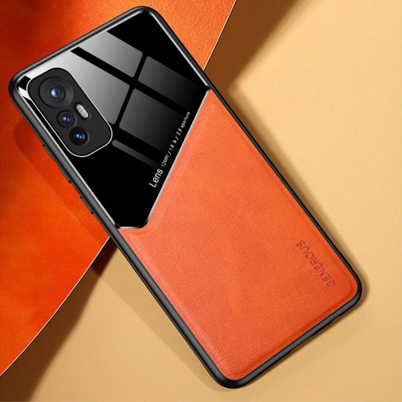 Coque  Xiaomi 12 / 12X  Effet Cuir Magnétique