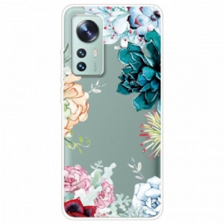 Coque  Xiaomi 12 / 12X  Fleurs Aquarelle