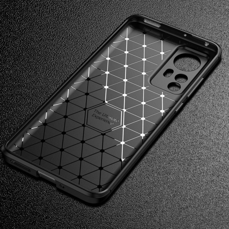 Coque  Xiaomi 12 / 12X Flexible Texture Fibre Carbone