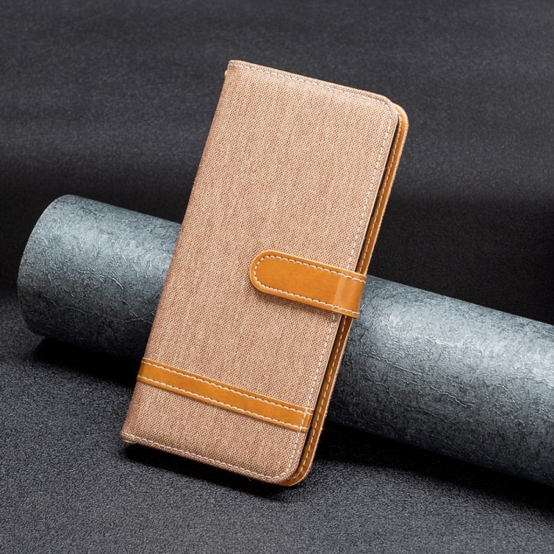Housse  Xiaomi 12 / 12X  Tissu et Effet Cuir à Lanière
