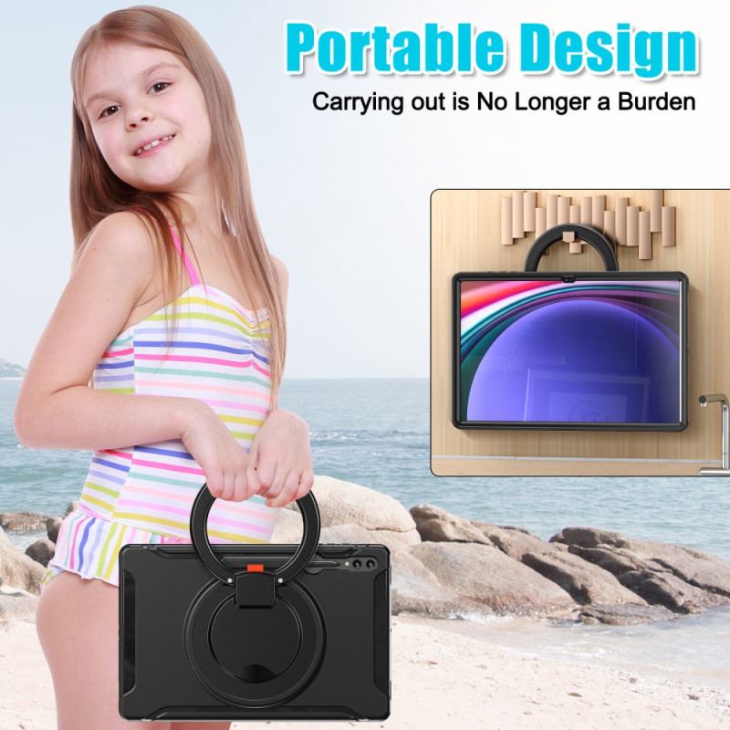 Coque Samsung Galaxy Tab S9 Ultra / S8 Ultra Anneau-Support Rotatif
