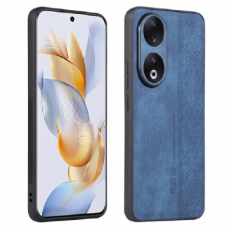 Coque Honor 90 Pro Effet Cuir AZNS