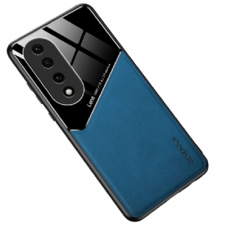 Coque Honor 90 Pro Effet Cuir Magnétique