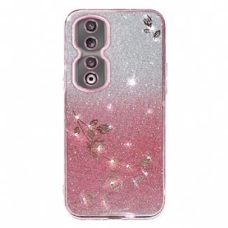 Coque Honor 90 Pro Gradient Color Paillettes