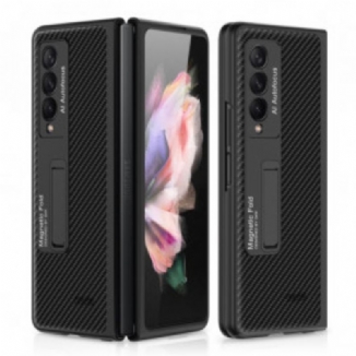Coque Samsung Galaxy Z Fold 3 5G Fibre Carbone Support GKK
