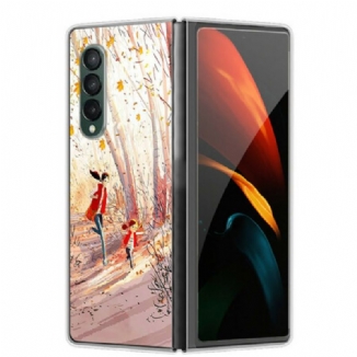 Coque Samsung Galaxy Z Fold 3 5G Paysage d'Automne