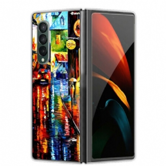 Coque Samsung Galaxy Z Fold 3 5G Peinture de Café