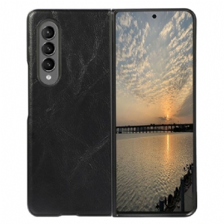 Coque Samsung Galaxy Z Fold 3 5G Simili Cuir Premium