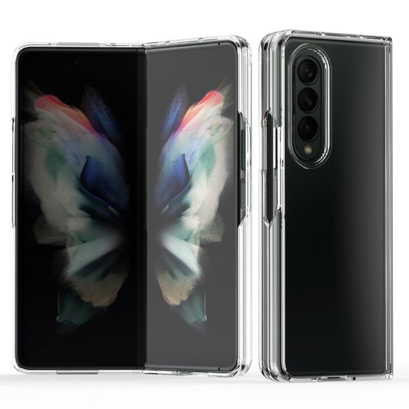 Coque Samsung Galaxy Z Fold 3 5G Transparente Rebords Colorés