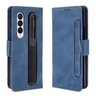 Housse Samsung Galaxy Z Fold 3 5G Classe Première Porte-Stylet