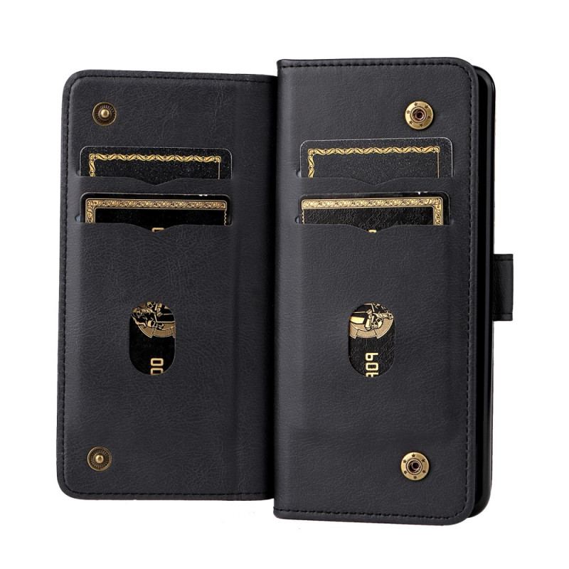 Housse Samsung Galaxy Z Fold 3 5G Multi-fonctions Porte-Monnaie Business