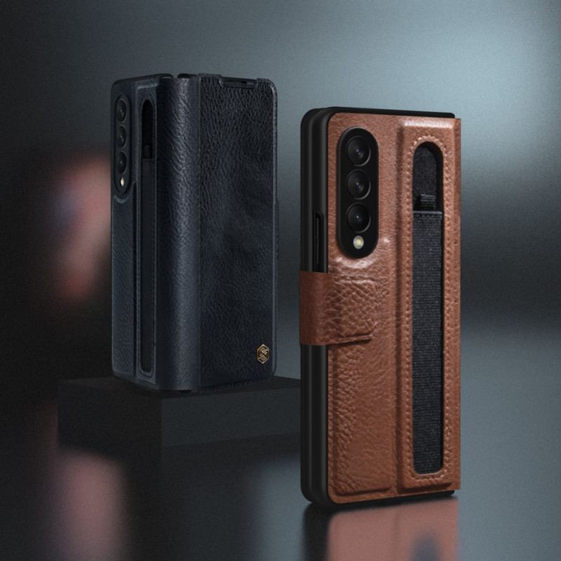 Housse Samsung Galaxy Z Fold 3 5G Simili Cuir NILLKIN