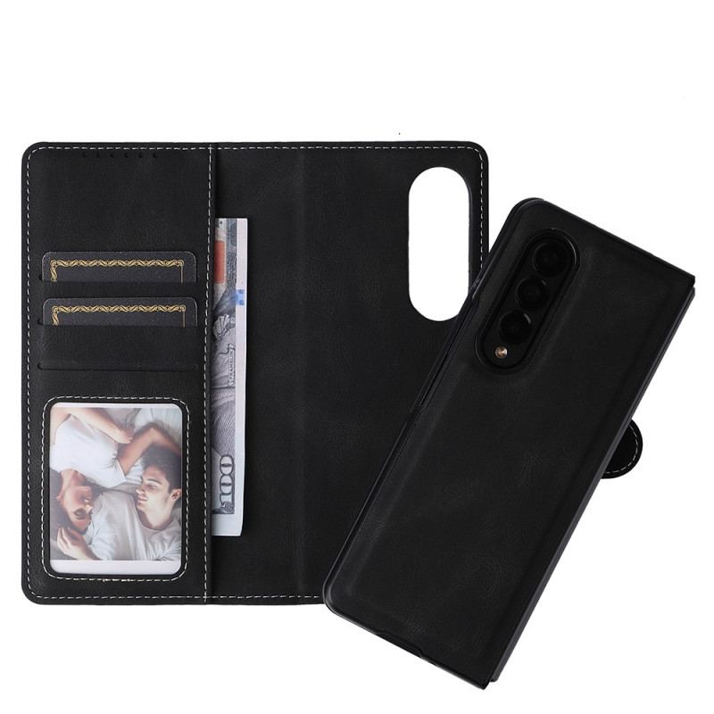 Housse Samsung Galaxy Z Fold 3 5G Vintage Coque Détachable